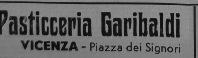 Reclame Pasticceria Garibaldi