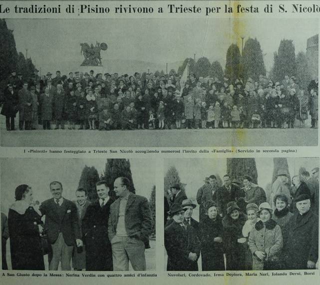Le tradizioni di ,Pisino rivivono a Trieste per la festa di S. Nicolò - foto