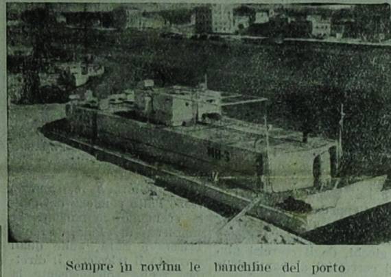 PIETOSA"RICOSTRUZIONE„ A ZARA
Crollano le mura delle case nuove
Antonio Cattulini
Sempre in rovina le banchine dei porto - foto