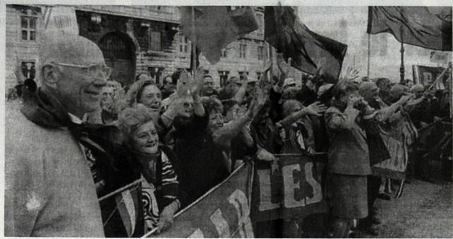 Tra i partecipanti al raduno degli esuli a Trieste - foto