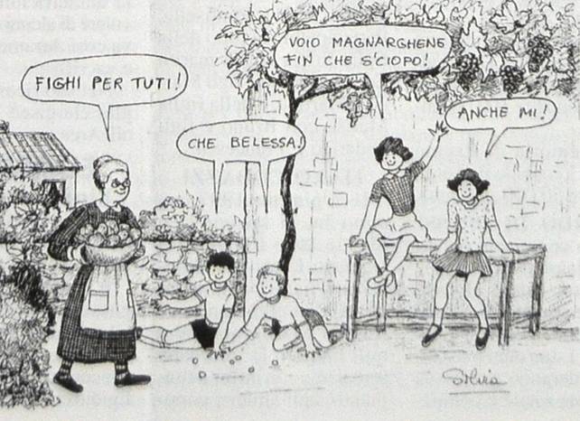Che bel star nell'orto con Silvia - vignetta